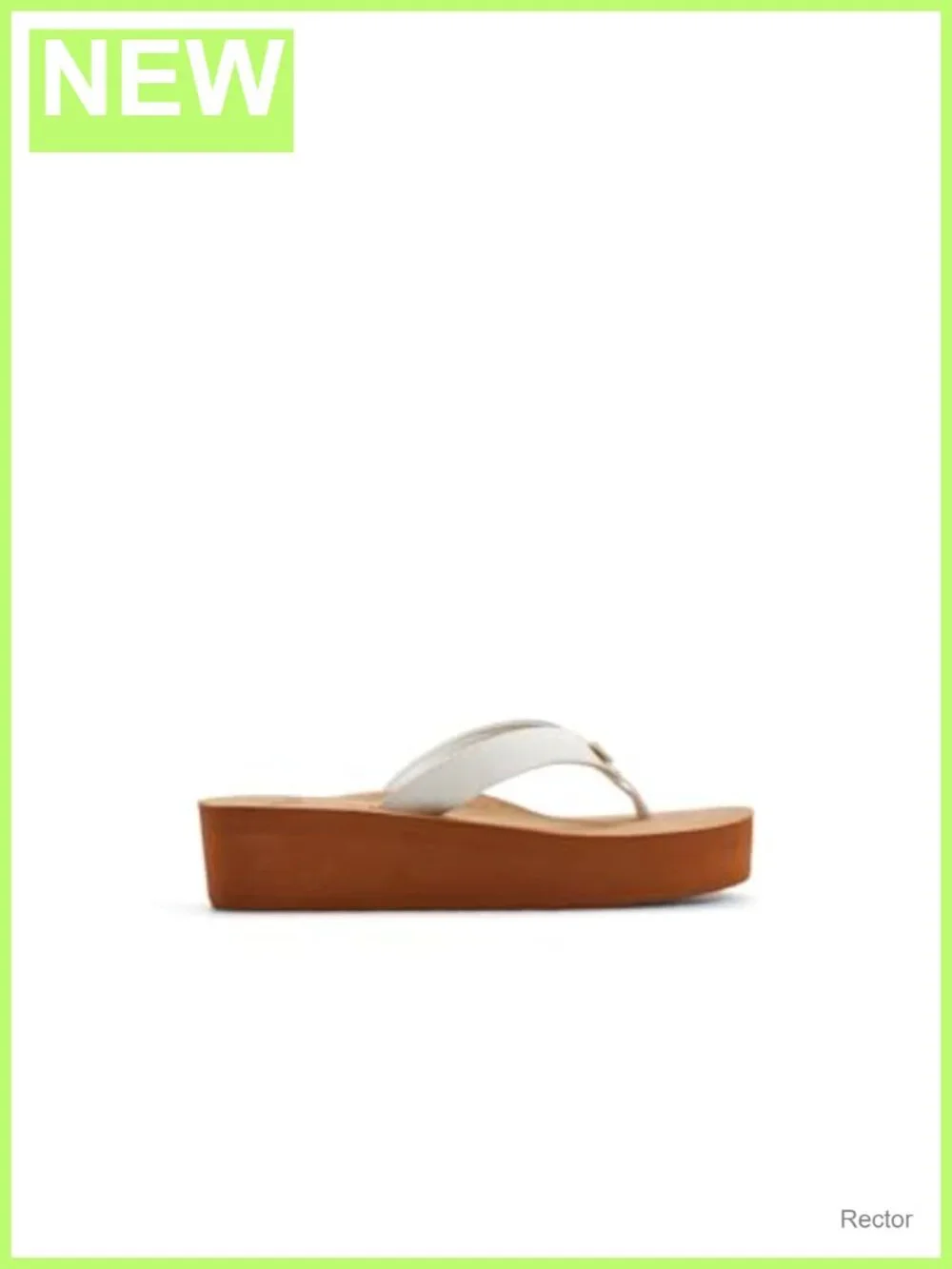 Wedge Platform Flip Flop Sandals - Cushioned Footbed Summer
